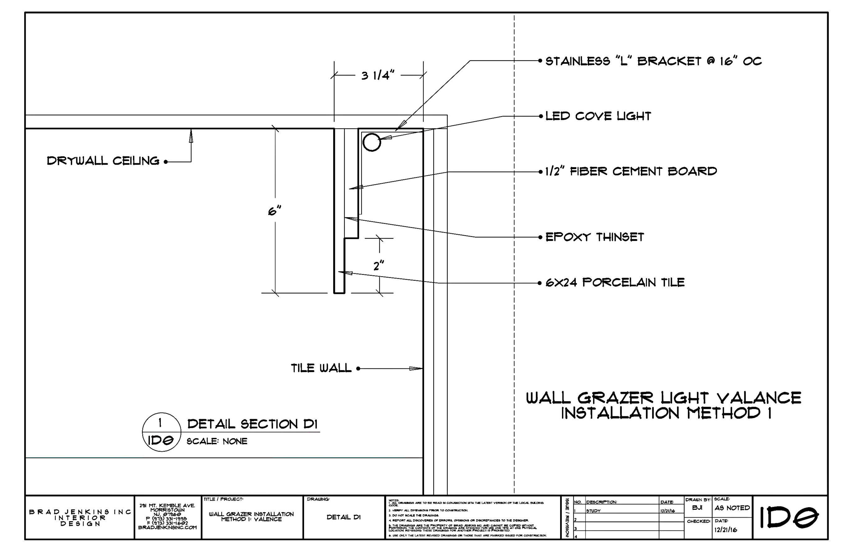 wall grazing light fixture installation method 1 valence